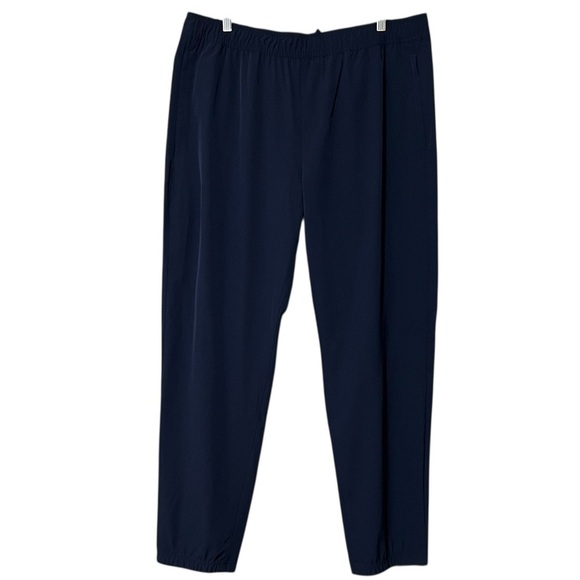 Soybu Men’s Woven Joggers XL Blue Pull-On Stretch Water Resistant Activewear NWT - Picture 2 of 10